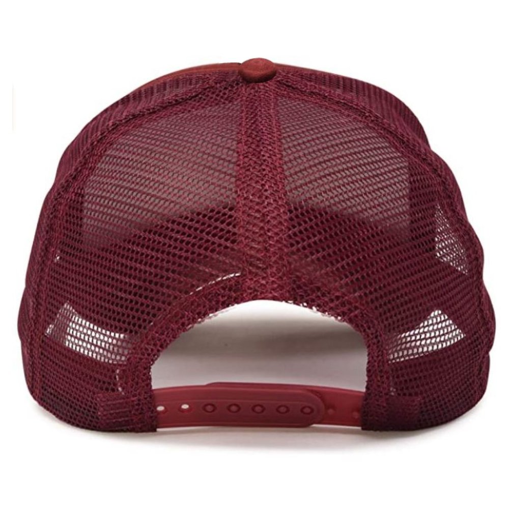 NEW Florida State Seminoles Circle Logo Foam Trucker Mesh Snapback Hat MAROON - Picture 2 of 3